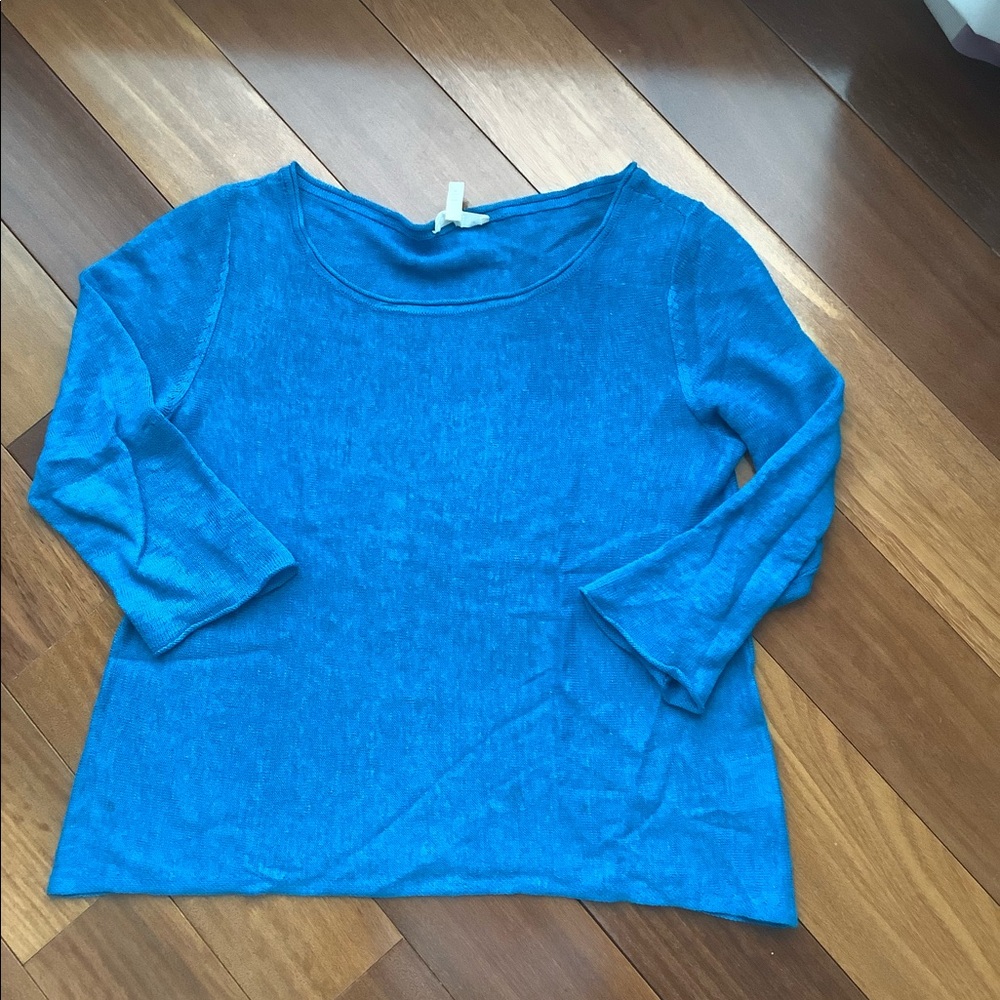 Eileen fisher linen top xxs